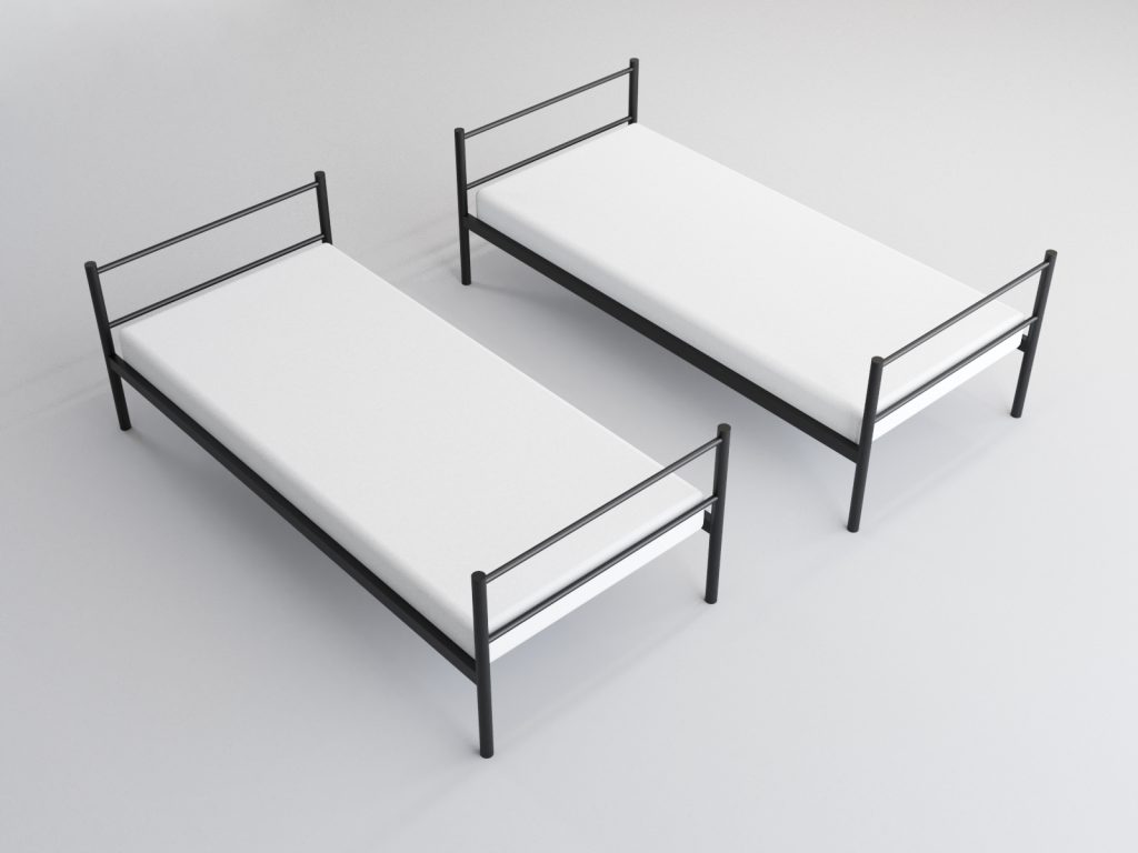 Łóżko piętrowe metalowe Antek - obrazek 4