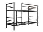 Łóżko piętrowe metalowe Hostel Solid