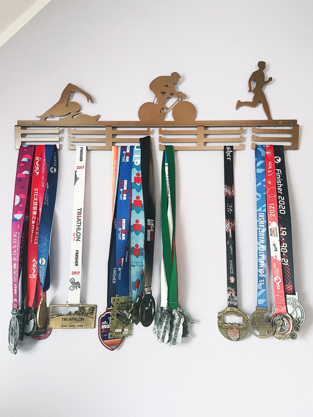 Wieszak na medale Triatlon II 80 cm - obrazek 2