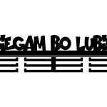 Wieszak na medale Biegam bo lubię II 40 cm