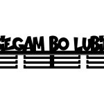 Wieszak na medale Biegam bo lubię 60 cm