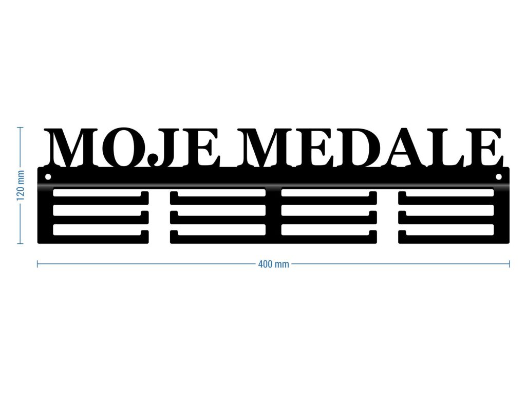 Wieszak na medale Moje medale 40 cm - obrazek 3
