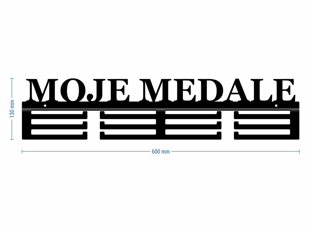 Wieszak na medale Moje medale 60 cm - obrazek 3