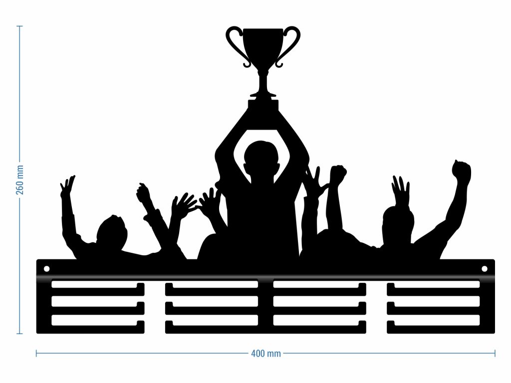 Wieszak na medale Zwycięzca 40 cm - obrazek 4