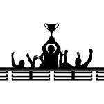 Wieszak na medale Zwycięzca 80 cm