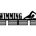 Wieszak na medale Swimming pływanie 60 cm