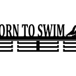 Wieszak na medale Born to swim 40 cm