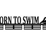 Wieszak na medale Born to swim 80 cm