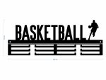 Wieszak na medale Basketball 40 cm - obrazek 3