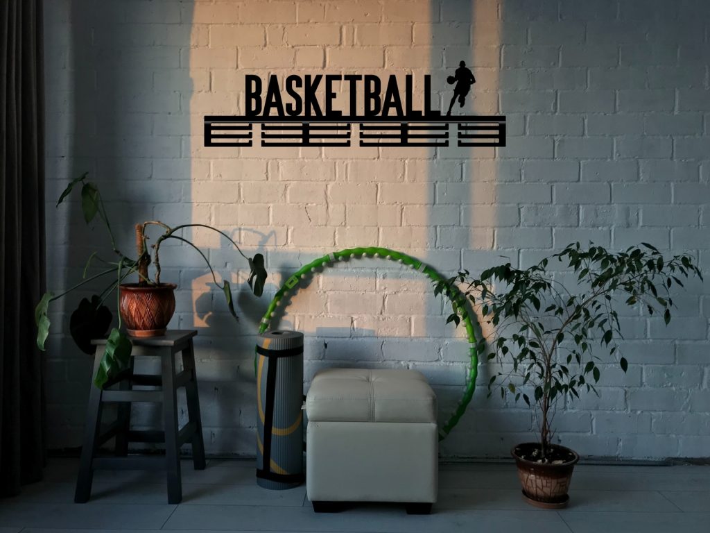 Wieszak na medale Basketball 80 cm - obrazek 2