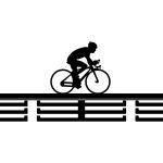 Wieszak na medale Kolarstwo 60 cm