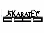 Wieszak na medale Karate II 60 cm - obrazek 3