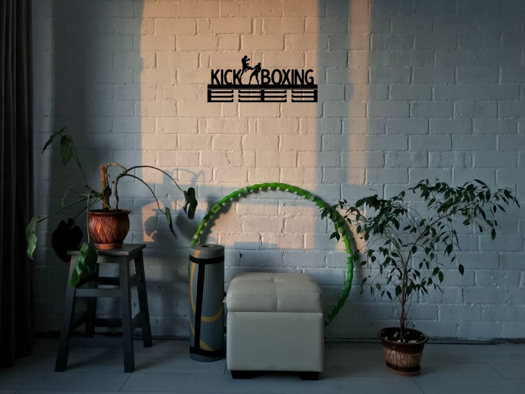 Wieszak na medale Kick boxing 40 cm - obrazek 3