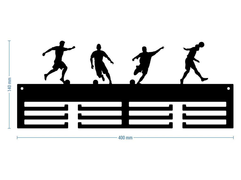 Wieszak na medale Piłkarze 40 cm - obrazek 2