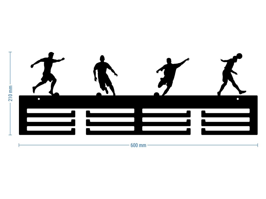 Wieszak na medale Piłkarze 60 cm - obrazek 2