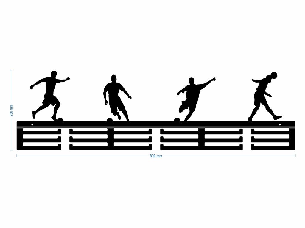 Wieszak na medale Piłkarze 80 cm - obrazek 3