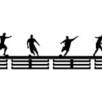 Wieszak na medale Piłkarze 80 cm