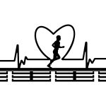 Wieszak na medale Rytm serca chłopak I 80 cm