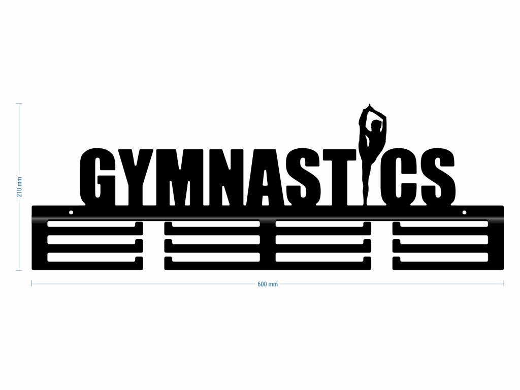 Wieszak na medale Gimnastyka 60 cm - obrazek 3