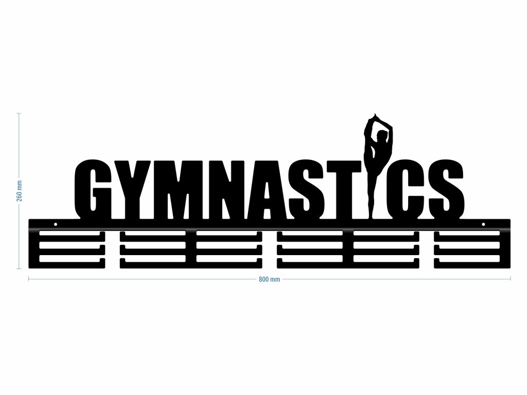 Wieszak na medale Gimnastyka 80 cm - obrazek 3