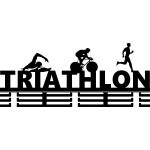 Wieszak na medale Triatlon 80 cm