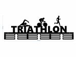 Wieszak na medale Triatlon 80 cm - obrazek 3