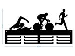Wieszak na medale Triatlon II 40 cm - obrazek 3