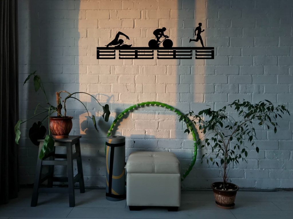 Wieszak na medale Triatlon II 80 cm - obrazek 3