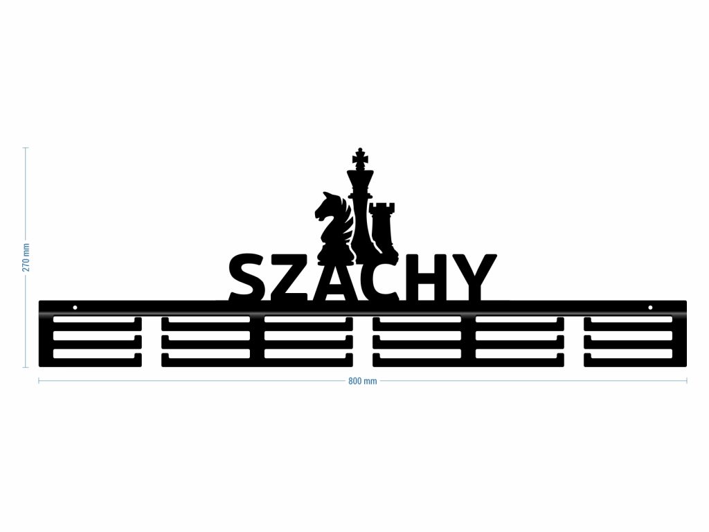 Wieszak na medale Szachy 80 cm - obrazek 3