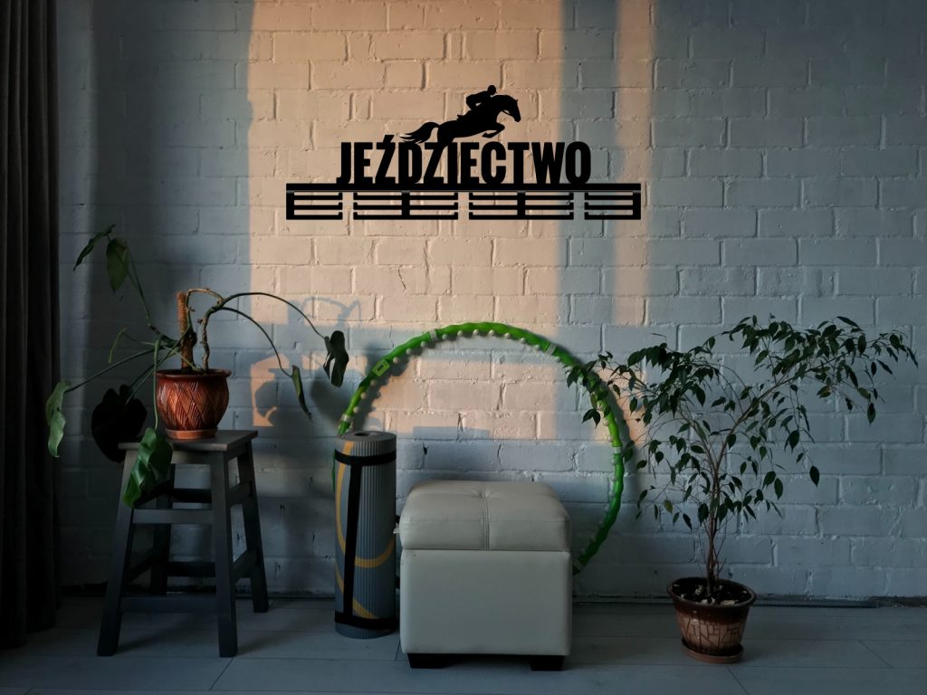 Wieszak na medale Jeździectwo II 80 cm - obrazek 2