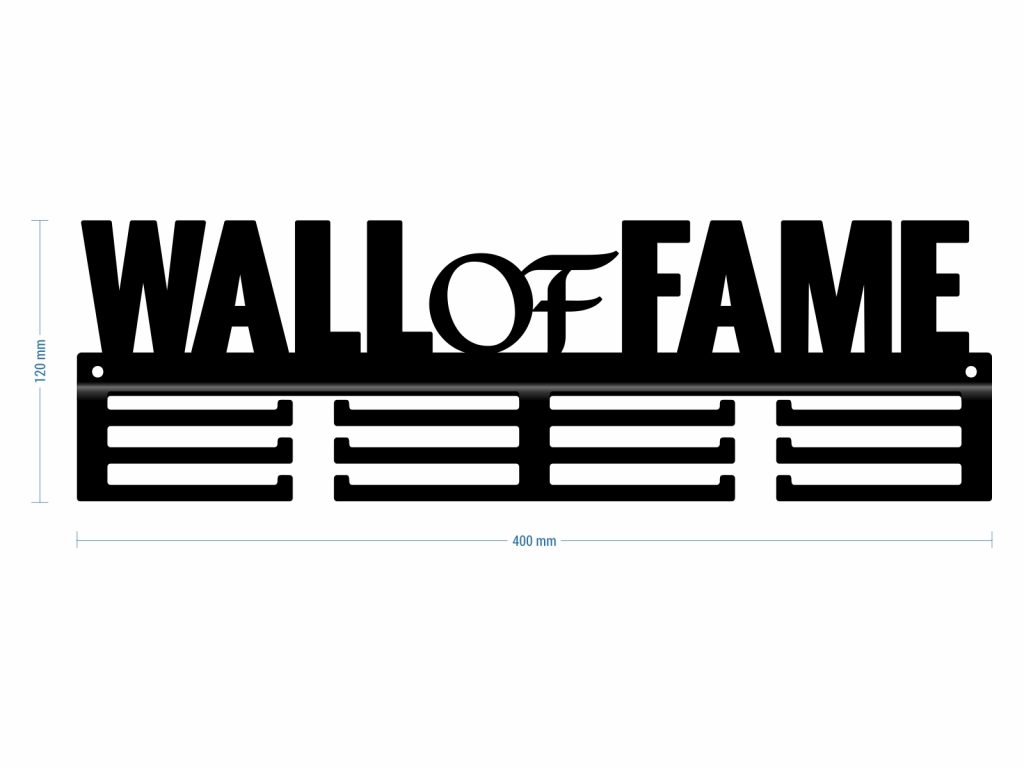 Wieszak na medale Wall of fame 40 cm - obrazek 3