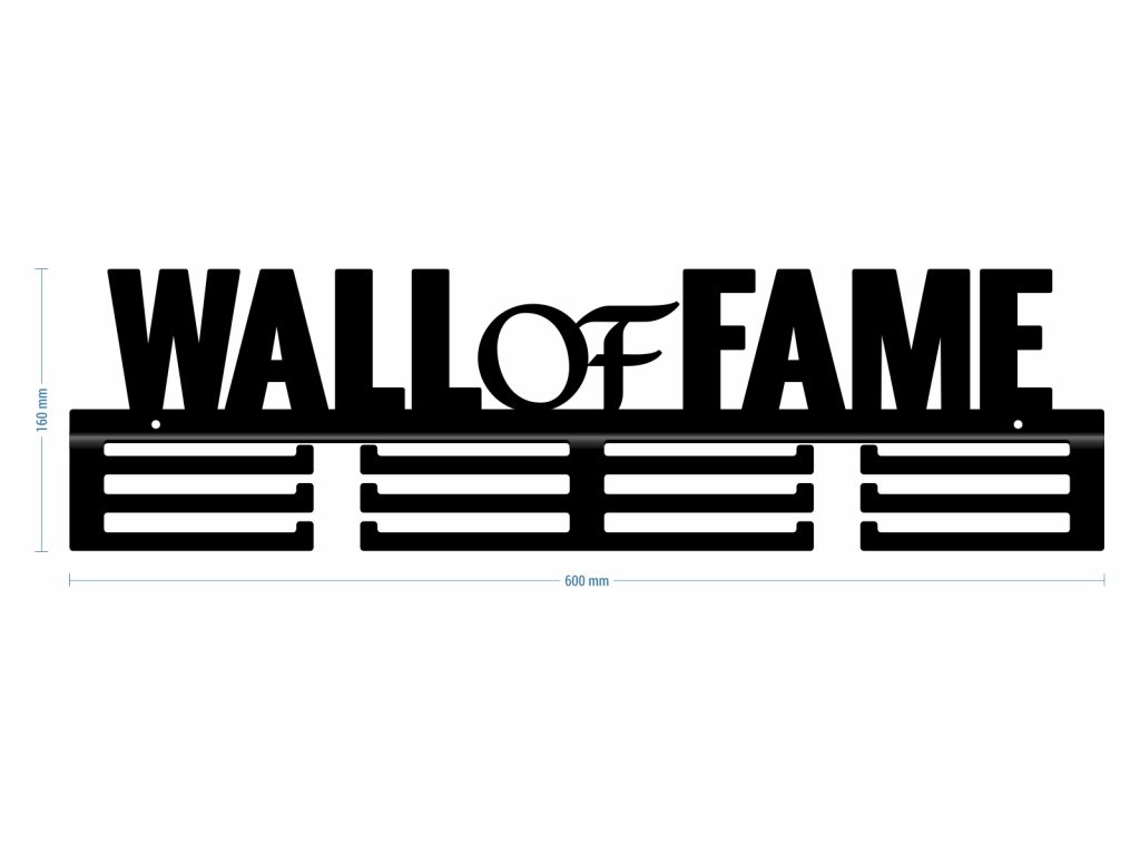 Wieszak na medale Wall of fame 60 cm - obrazek 3