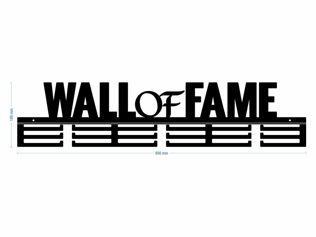 Wieszak na medale Wall of fame 80 cm - obrazek 3