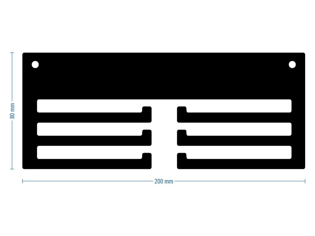 Wieszak na medale Prosty III 20 cm - obrazek 2