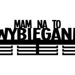 Wieszak na medale Mam na to wybiegane 60 cm
