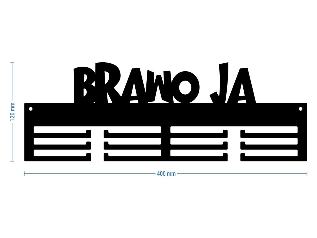 Wieszak na medale Brawo ja 40 cm - obrazek 2