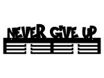 Wieszak na medale Never give up 60 cm