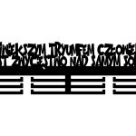 Wieszak na medale Największym tryumfem człowieka 60 cm