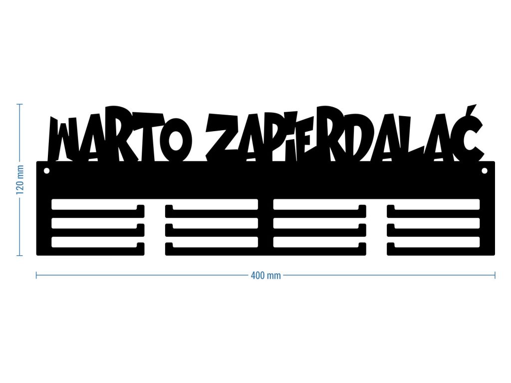 Wieszak na medale Warto… 40 cm - obrazek 2