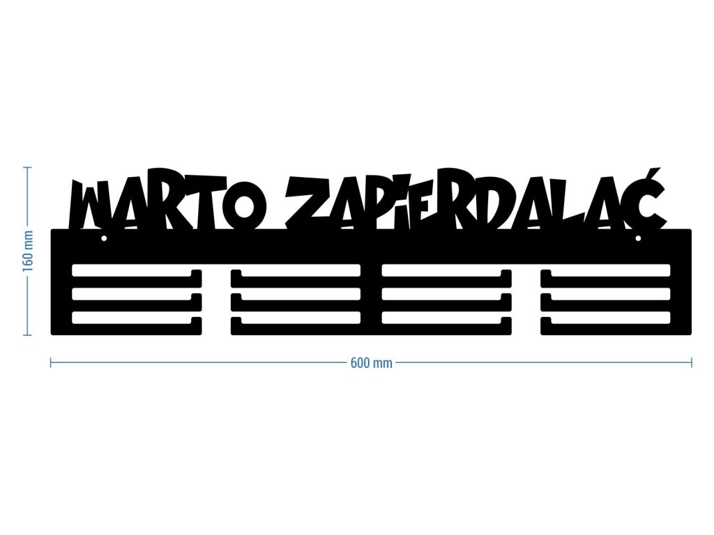 Wieszak na medale Warto… 60 cm - obrazek 2