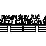 Wieszak na medale Biegam żeby 60 cm