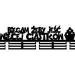 Wieszak na medale Biegam żeby 80 cm