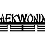 Wieszak na medale Taekwondoo 40 cm