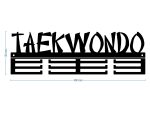 Wieszak na medale Taekwondoo 40 cm - obrazek 2