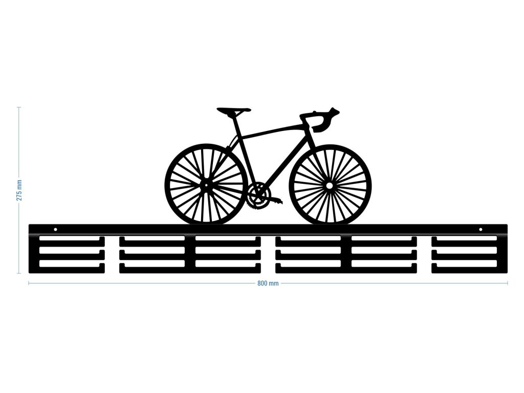 Wieszak na medale Rower 80 cm - obrazek 3