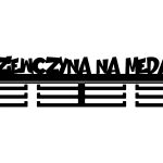 Wieszak na medale Dziewczyna na medal 40 cm