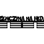 Wieszak na medale Dziewczyna na medal 60 cm