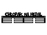 Wieszak na medale Chłopak na medal 40 cm