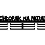 Wieszak na medale Chłopak na medal 40 cm
