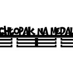 Wieszak na medale Chłopak na medal 60 cm
